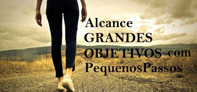 Alcance GRANDES OBJETIVOS com Pequenos Passos Alcance GRANDES OBJETIVOS com Pequenos Passos