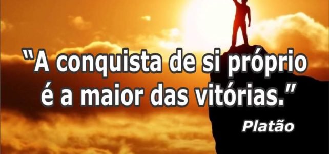 Mensagem motivacional sobre Vitória